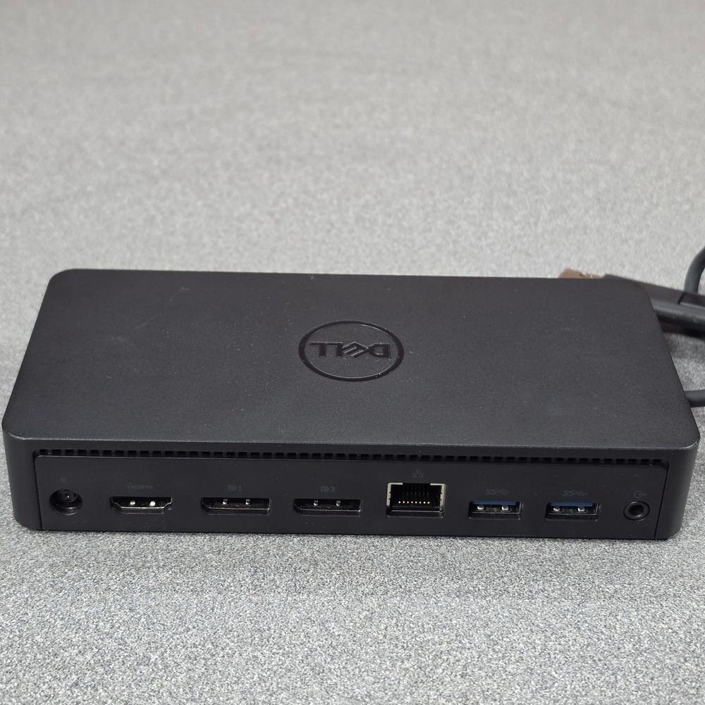 Dell D6000 Universal Docking Station USB-C USB-A Black Excellent Dual DP HDMI